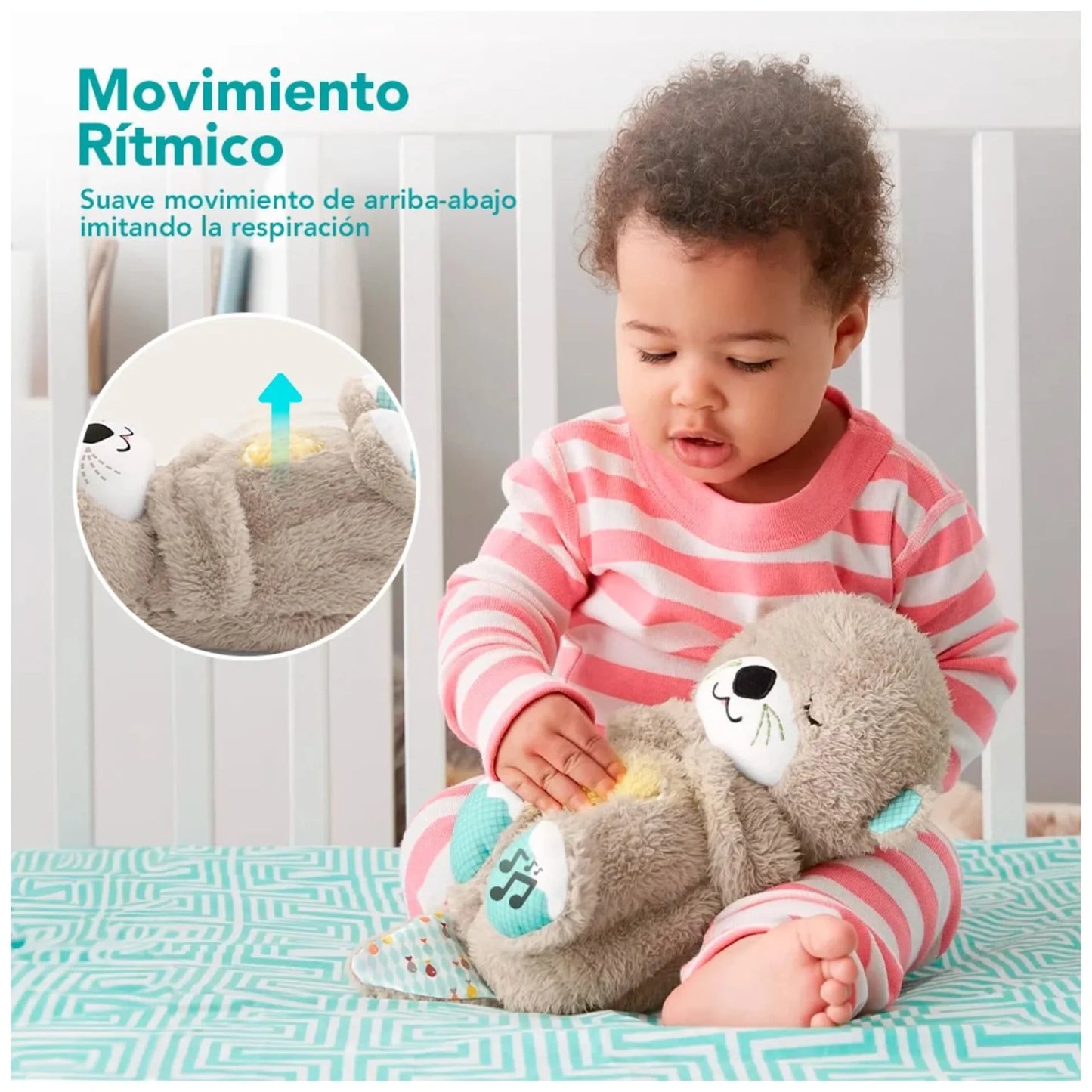 Peluche Para Bebe Relajante De Respiración Sensorial Sonido